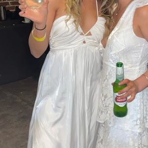 Lulu’s full length white dress